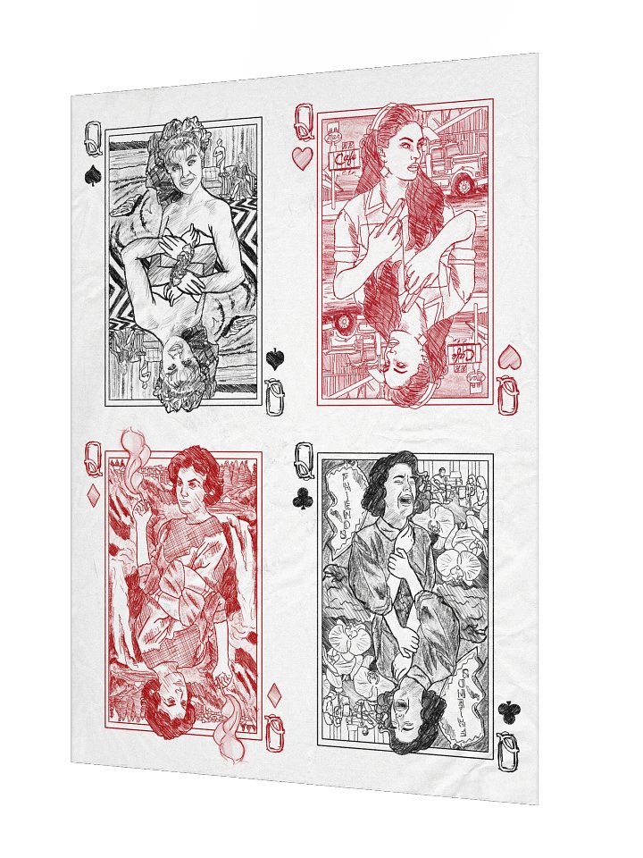 Four Queens, Two Peaks Poster product image (2)
