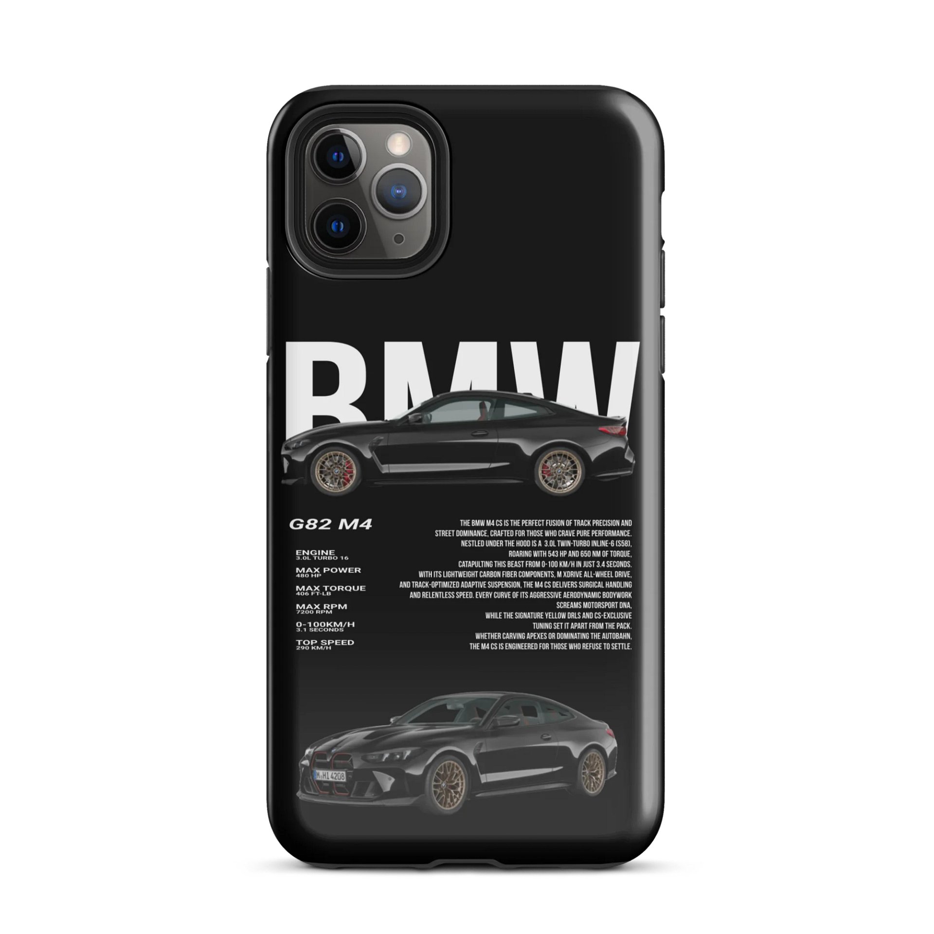 BMW G82 M4 iPhone Case – Shockproof Slim Fit Cover for iPhone – Car Enthusiast Gift Design product image (2)