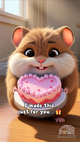 Life doesn’t always land frosting-side up, but it’s still pretty sweet when you have a friend by your side. 🍓🍰 Chewy was hear...