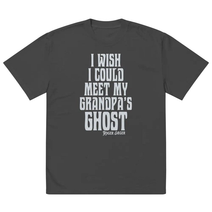 Grandpa's Ghost Black T-shirt product image (2)