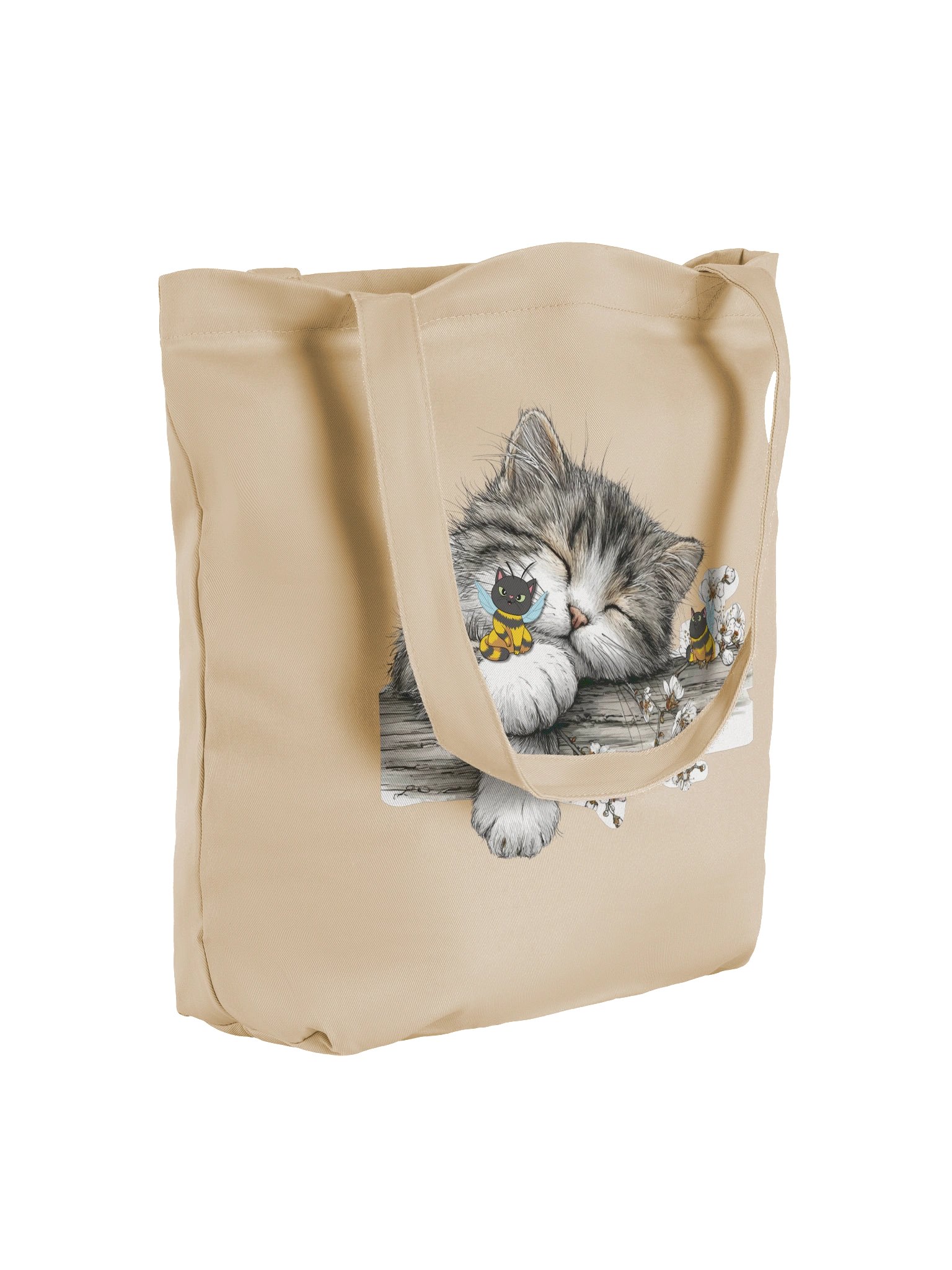 Sleeping Cat Tote Bag product image (6)