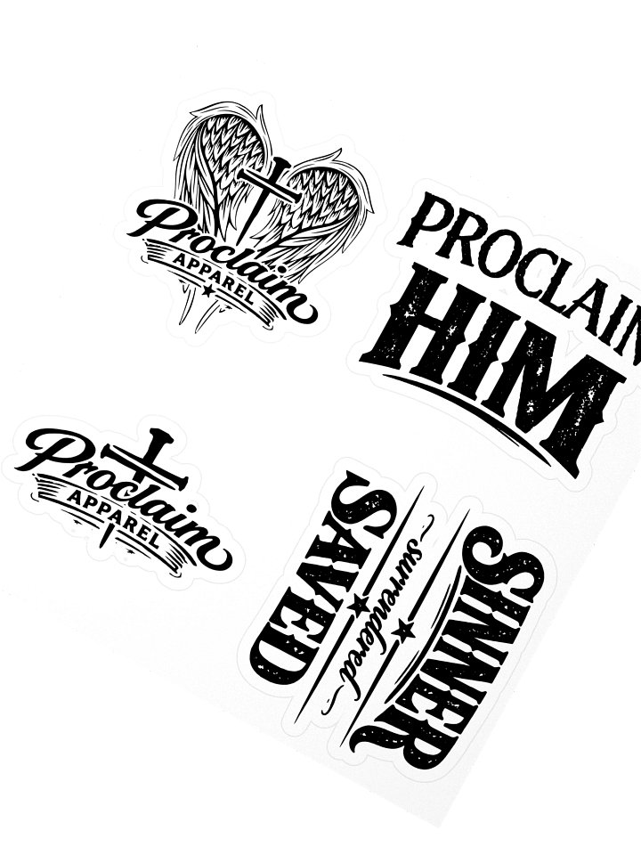 Proclaim Apparel Kiss Cut Stickers product image (2)