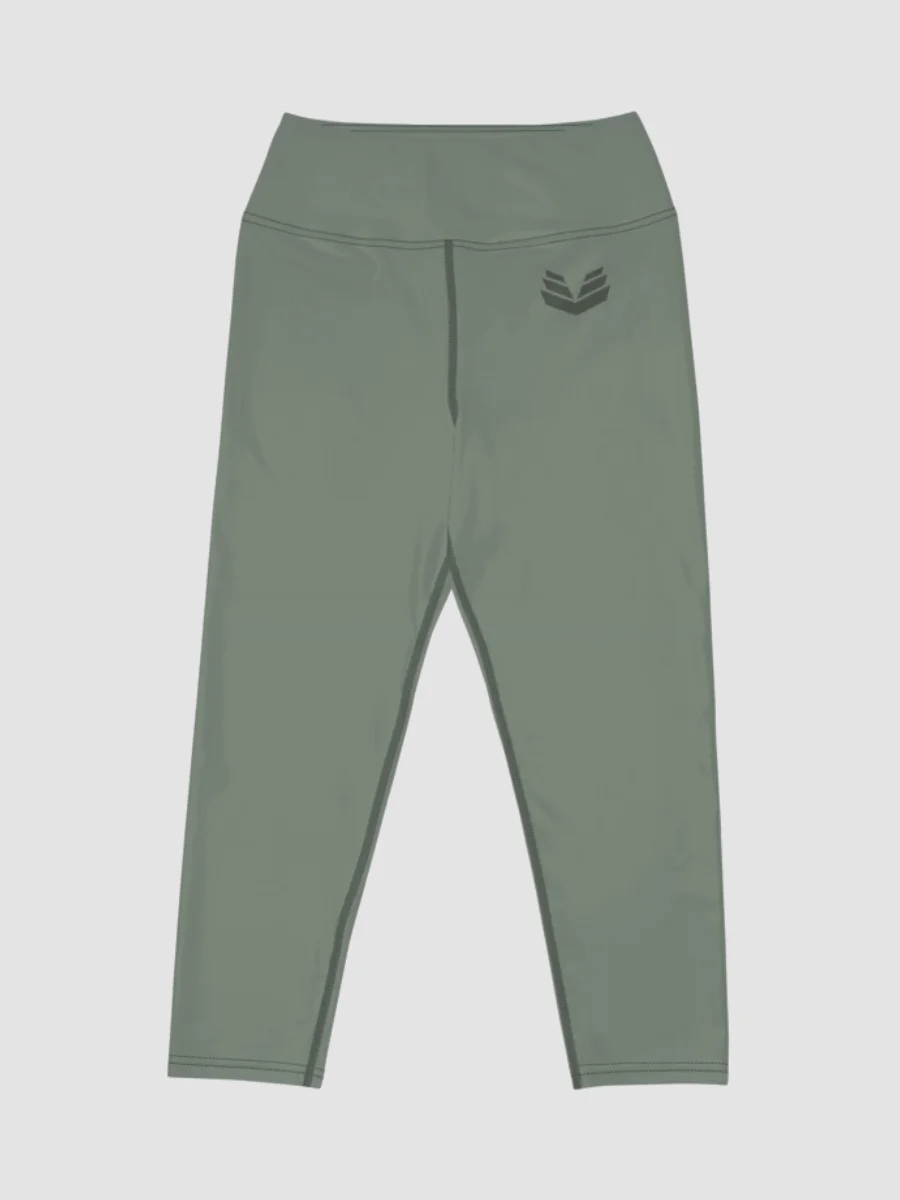 Yoga Capri Leggings - Sage Green product image (4)