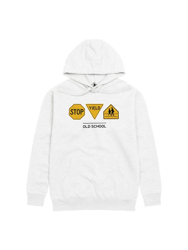 Old School Stop, Yield and School Sign Premium Hoodie product image (1)