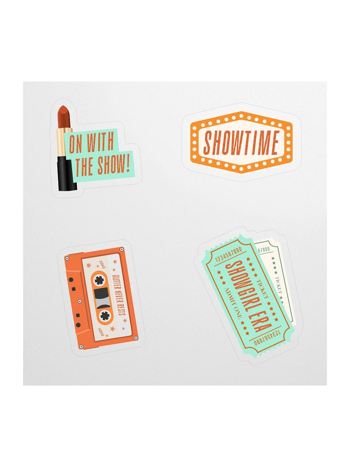 It's Showtime! Kiss Cut Stickers - Show Business Collection product image (2)