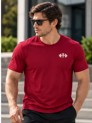 His House Mens Performance T-Shirt - Red by His House
