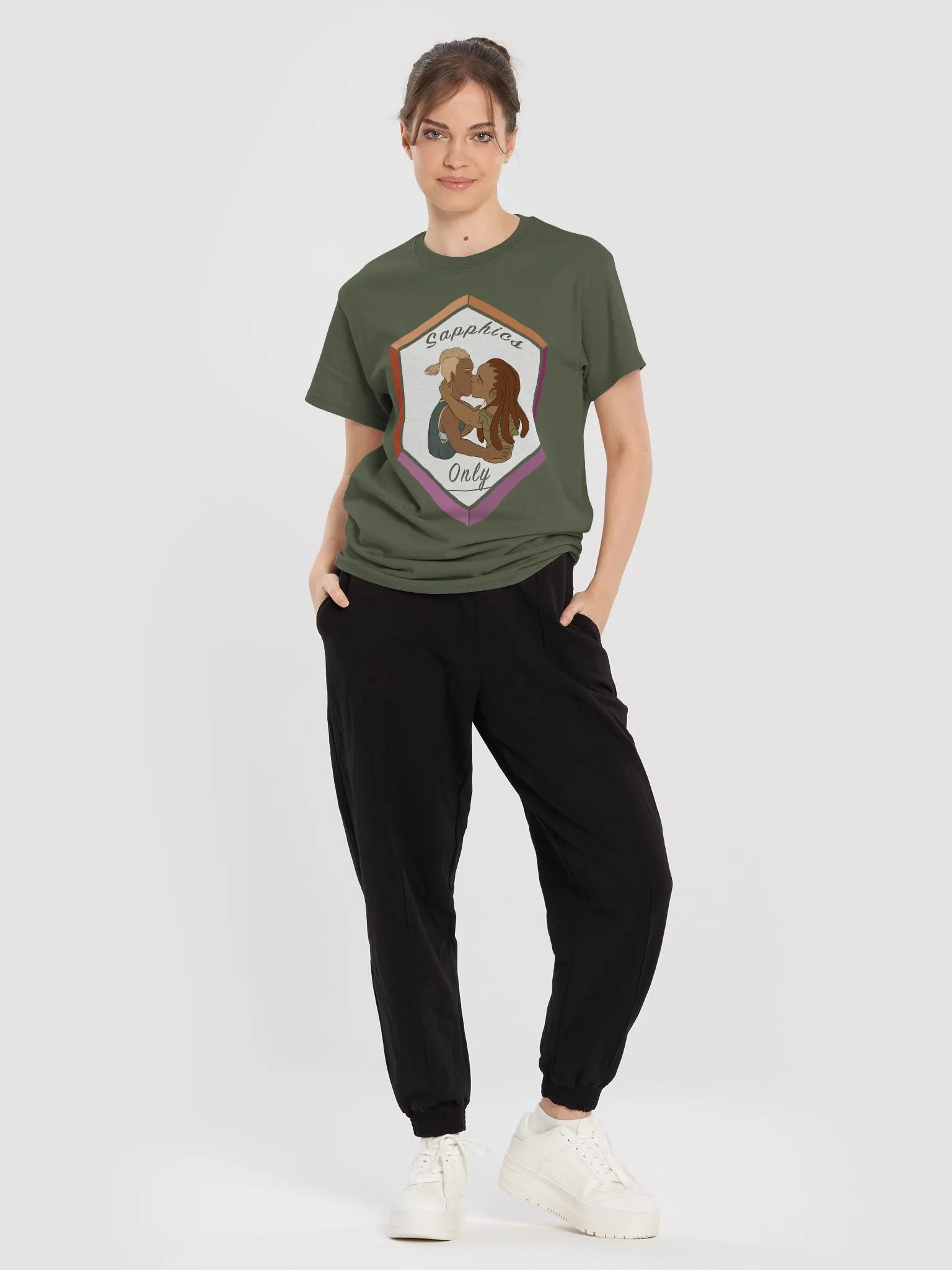 05 Sapphics Only Cotton Tee product image (43)