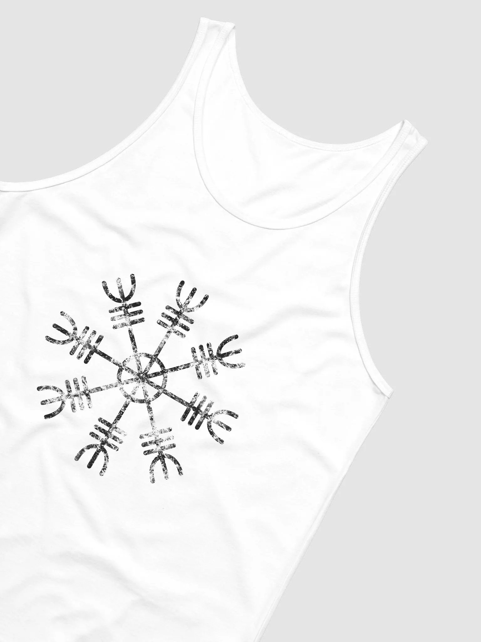 Helm of Awe Men's Tank Top White product image (4)