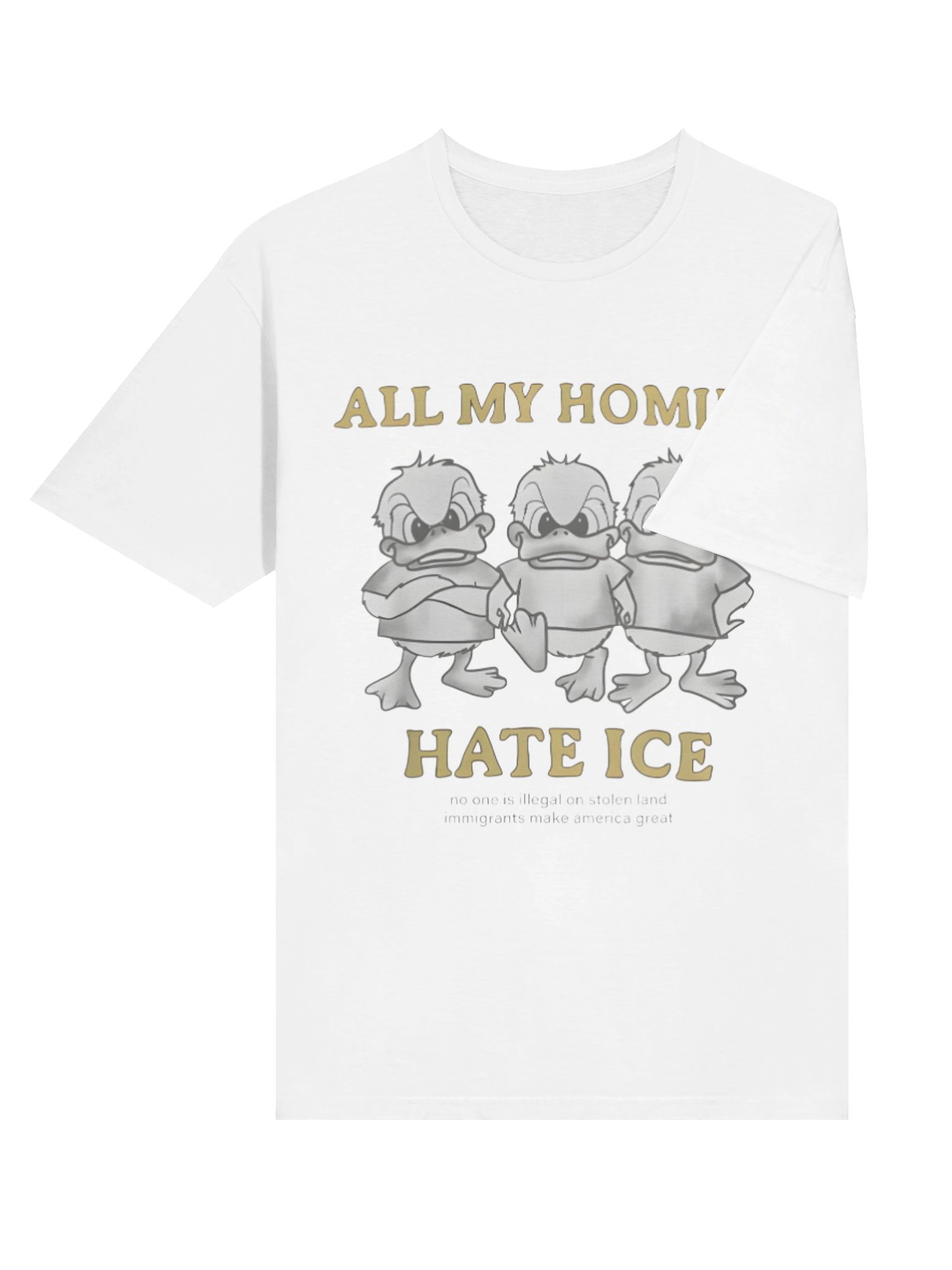 All My Homies Hate ICE T-Shirt – for Bold Political Expression product image (4)