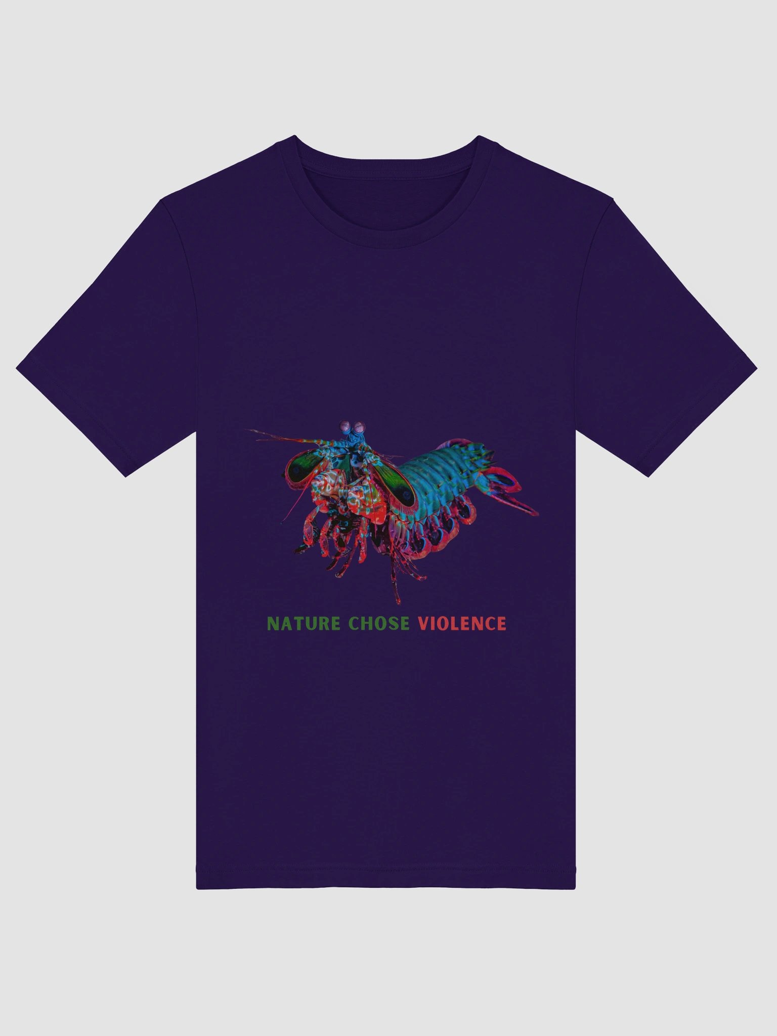 Nature Chose Violence Mantis Shrimp T-Shirt product image (3)