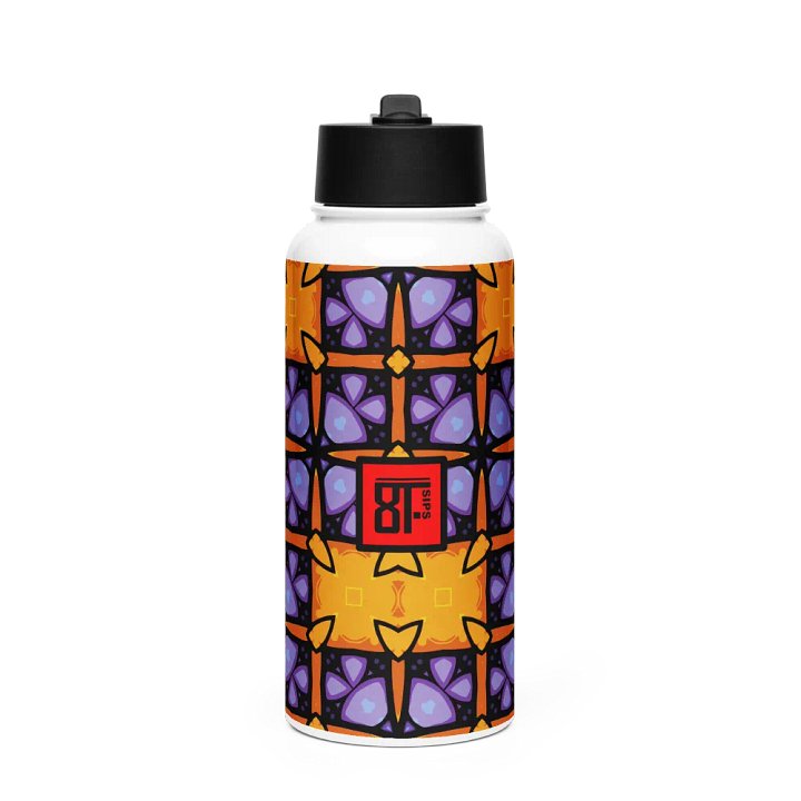8T Sips Mosaic Stainless Steel Water Bottle product image (1)