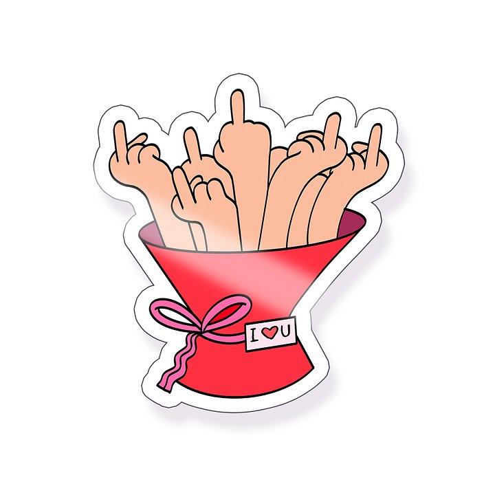 Bouquet of love ( Sticker ) product image (1)