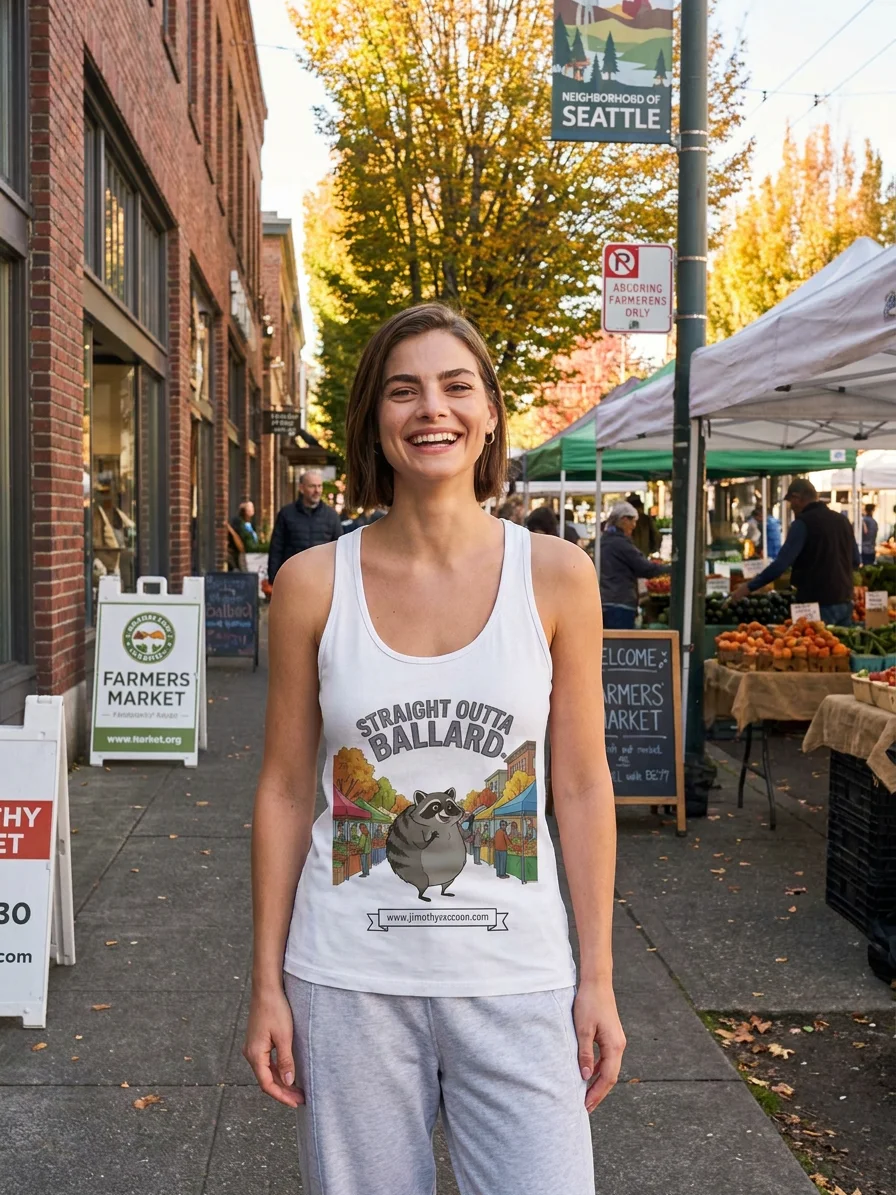 Straight Outta Ballard: Women's Racerback Tank product image (1)