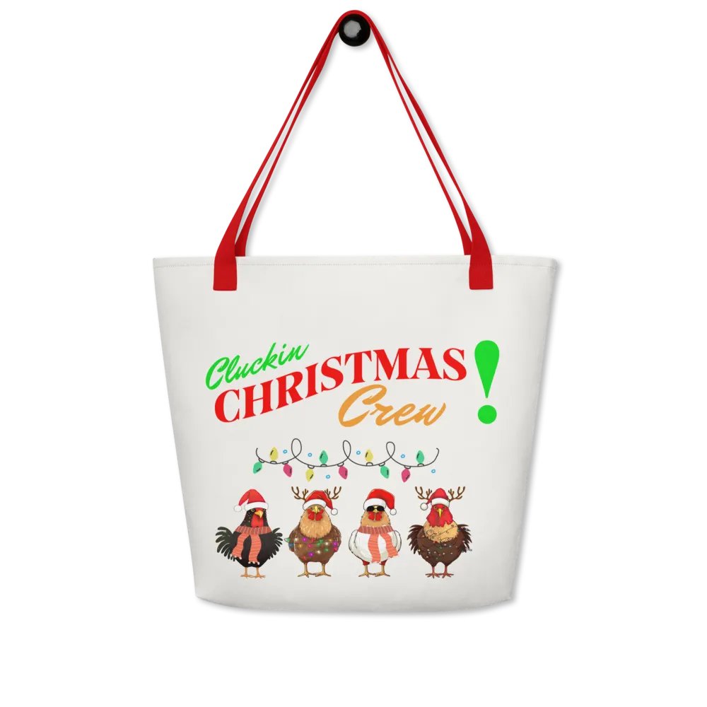 Chicken Christmas Crew Tote product image (2)