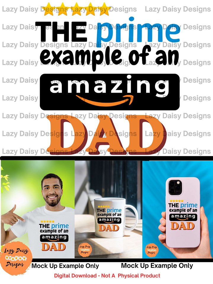 Amazing Dad PNG product image (1)