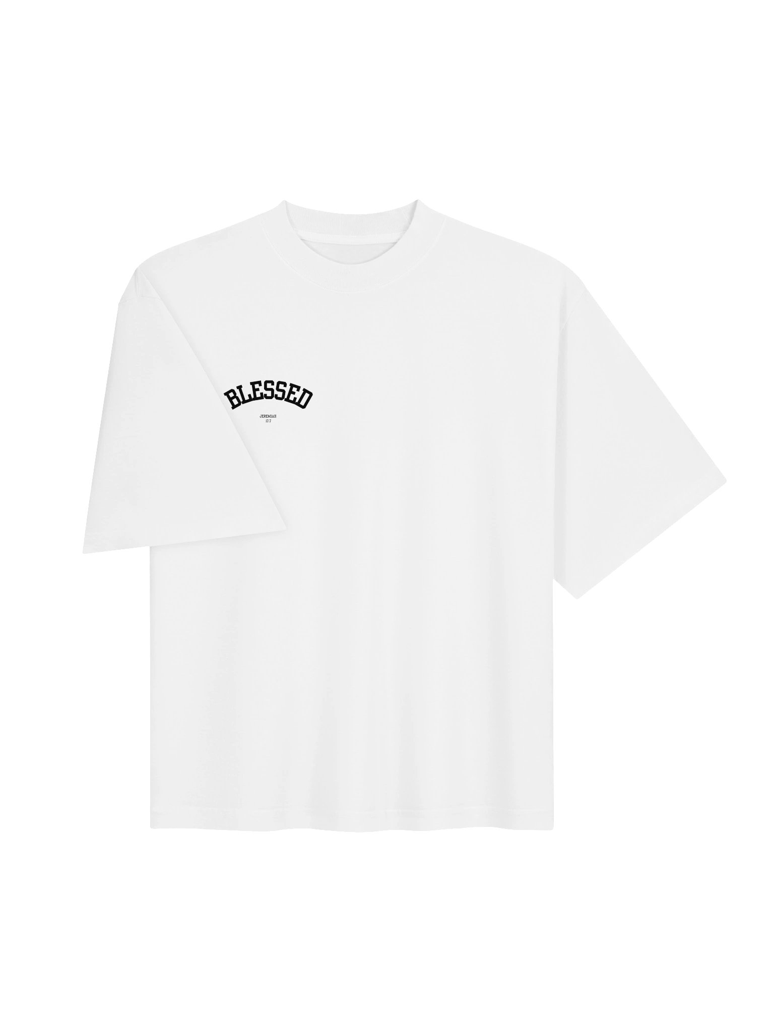 Blessed Oversied Tee (White) product image (3)