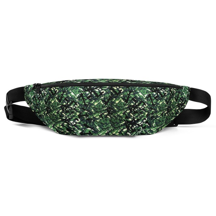 Waist Bag Green Plush Danish Style Pattern product image (1)