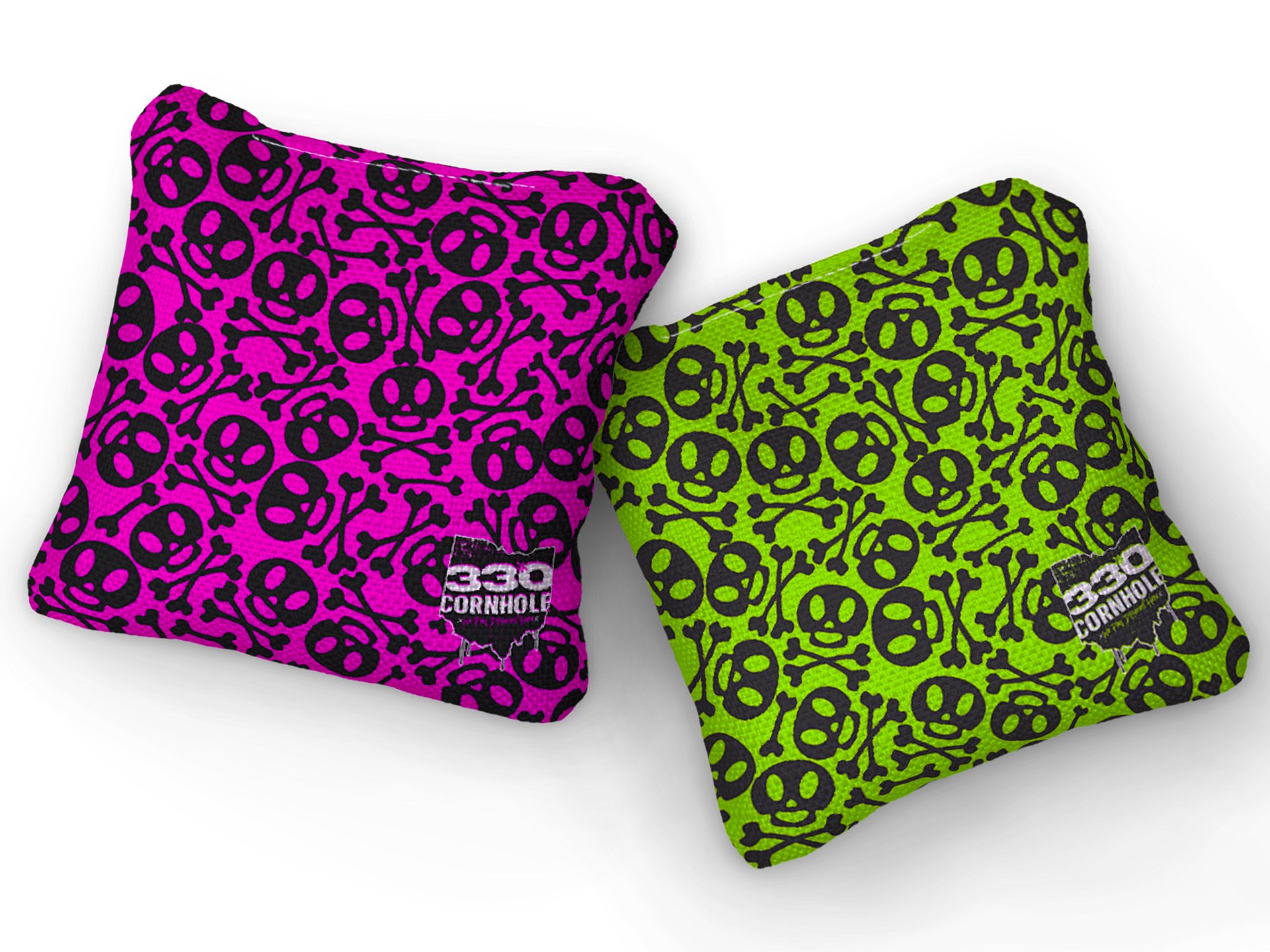 330 Cornhole Crossbones Premium All Weather Cornhole Bags QTY 8 product image (1)