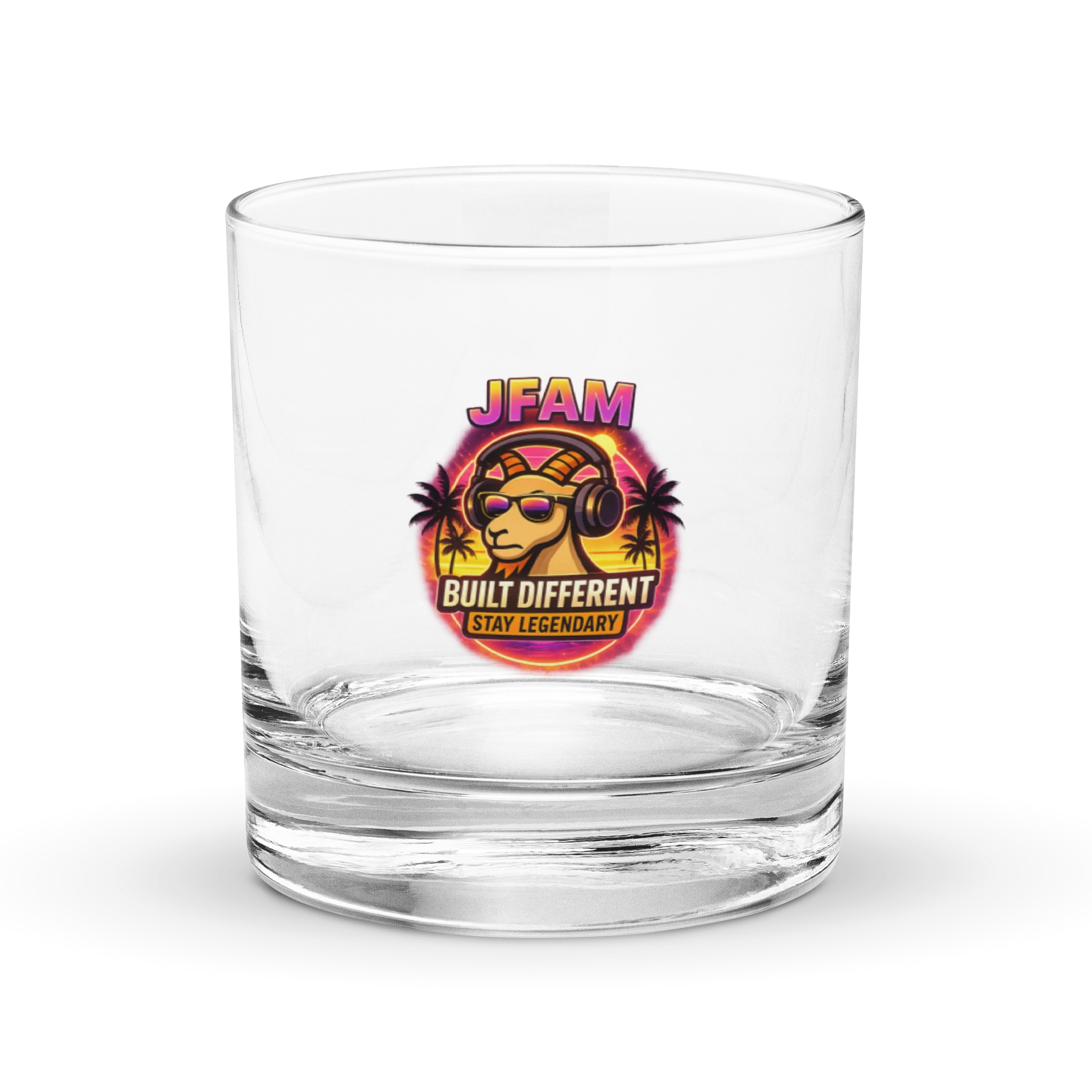 Legendary Goat Sunset Rocks Glass product image (1)