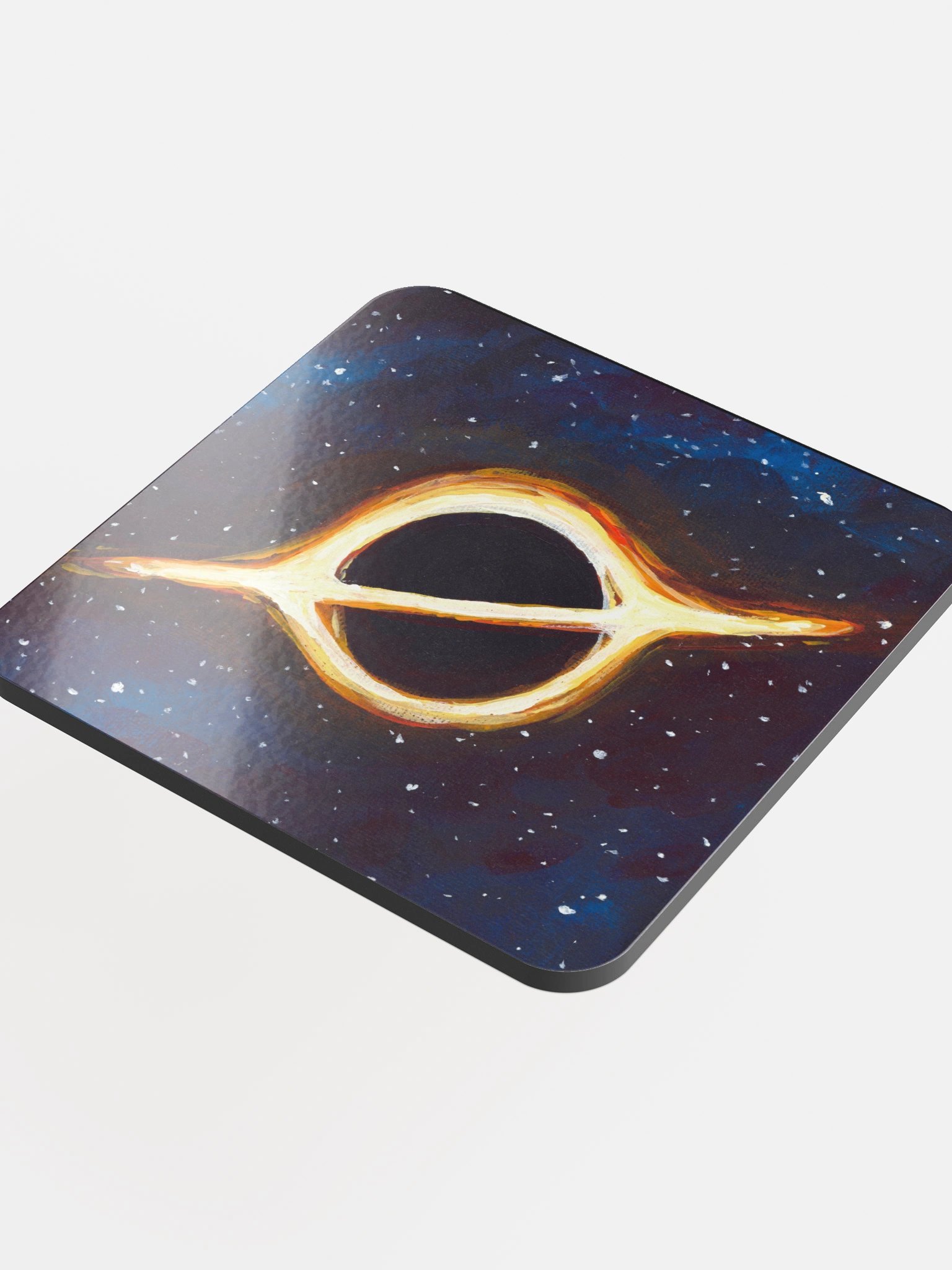 Black Hole Glossed Coaster product image (1)