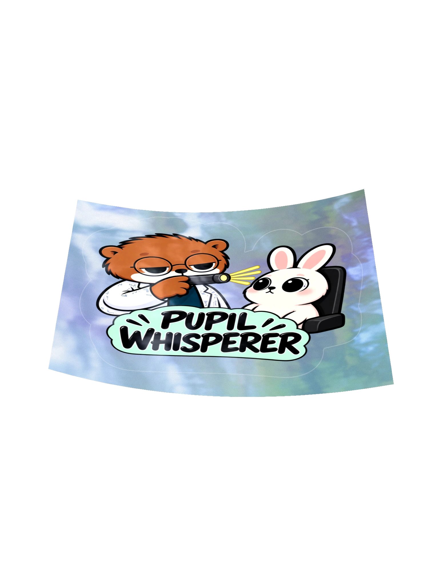 Sleepy Optometrist Pupil Whisperer Holographic Sticker Sheet product image (6)