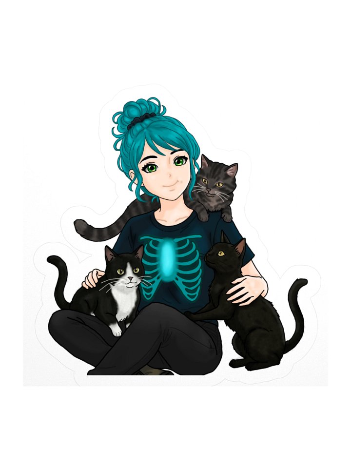 Kathadora & Their Kitties Sticker product image (1)
