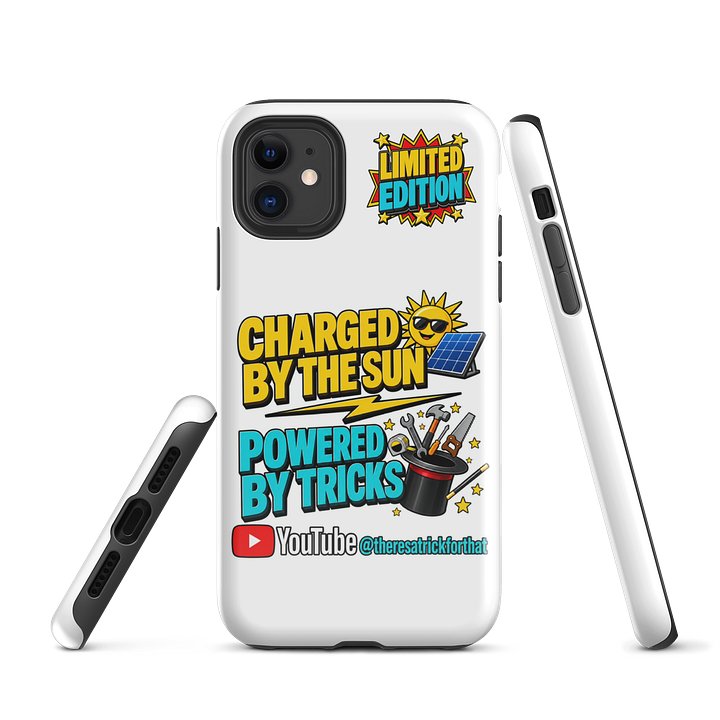 Charged By The Sun, Powered By Tricks — Limited Edition iPhone Tough Case | There's A Trick For That product image (1)