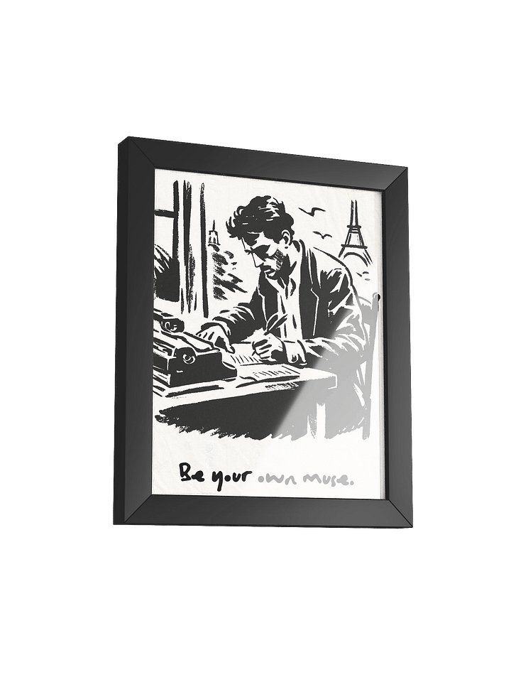 Be Your Own Muse Framed Paris Poster product image (7)