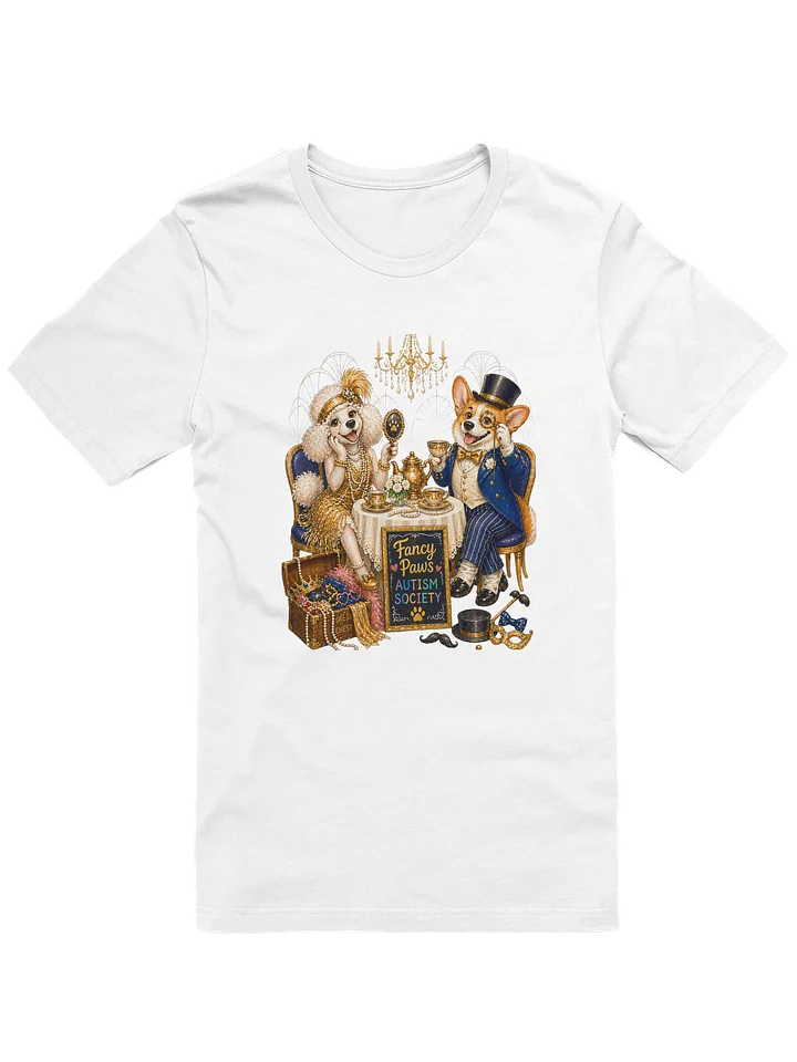 Fancy Paws Autism Society Tee – Blue & Gold Edition product image (1)