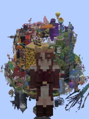 I have no clue how I ended up in this situation, please help <3 #minecraft #haiken #mcyt #minecraftbuilds #pride