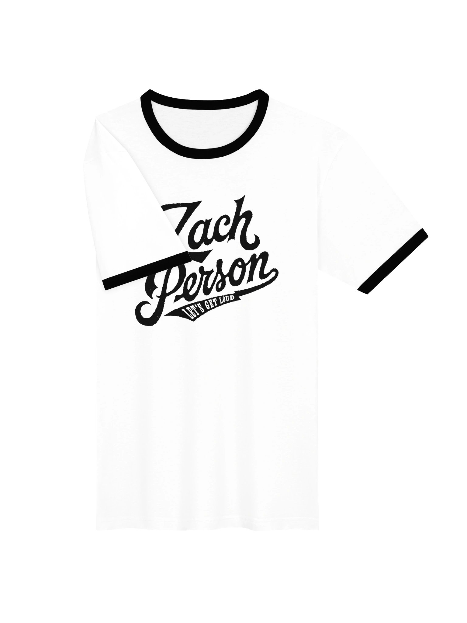Zach Person Script Ringer Tee product image (3)