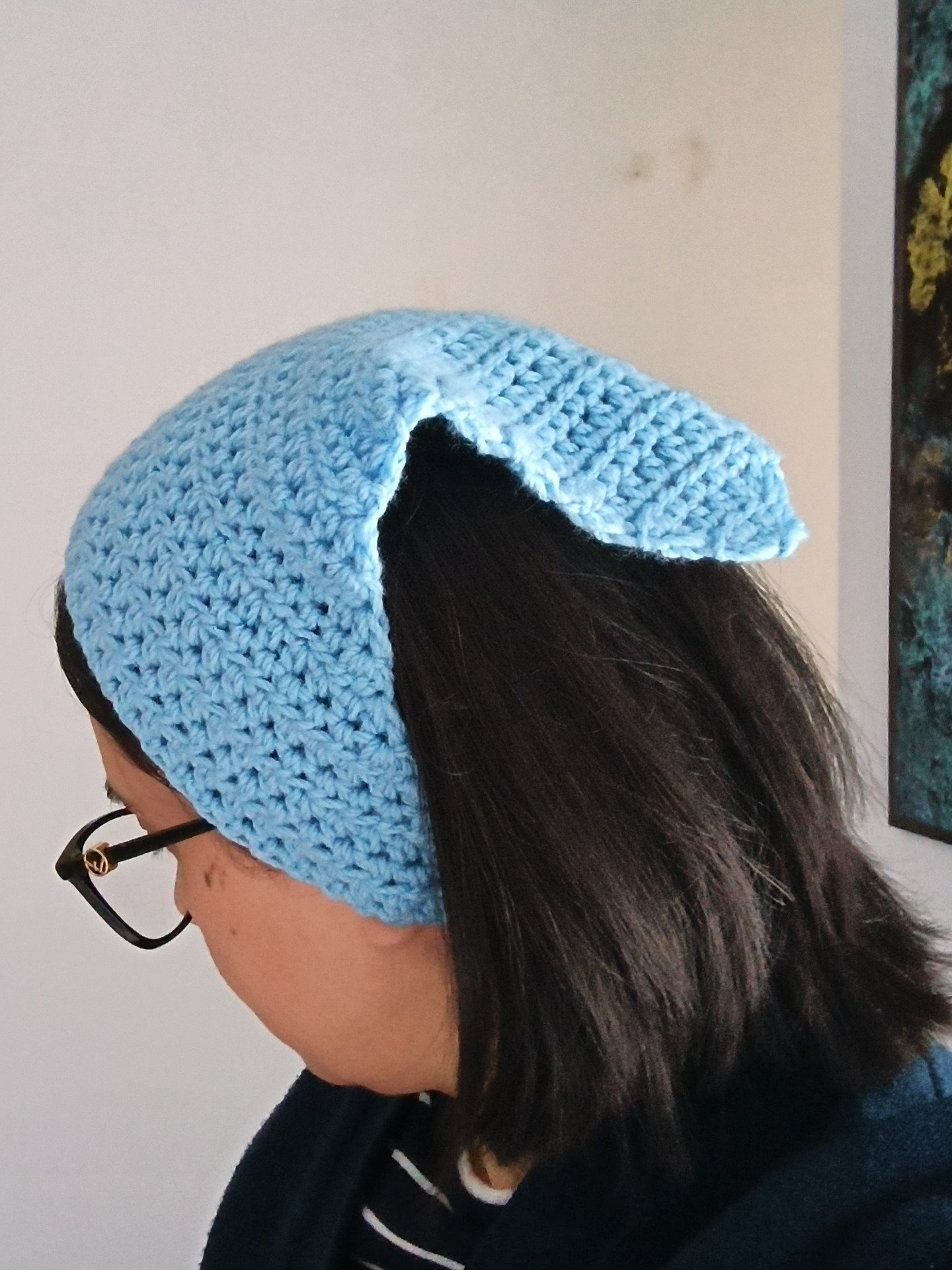 Half double crochet bandana pattern product image (1)