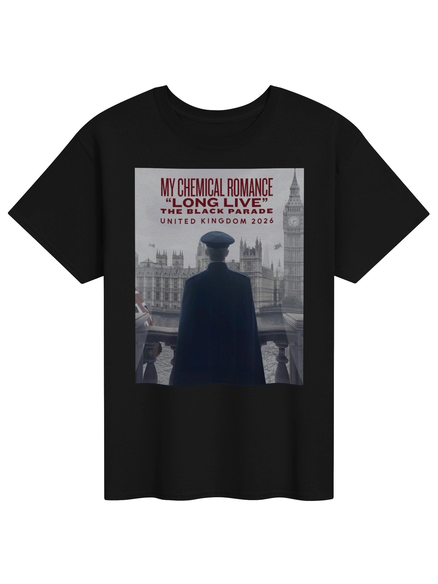 My Chemical Romance The Black Parade 2026 Tour UK Merch Tshirt product image (1)