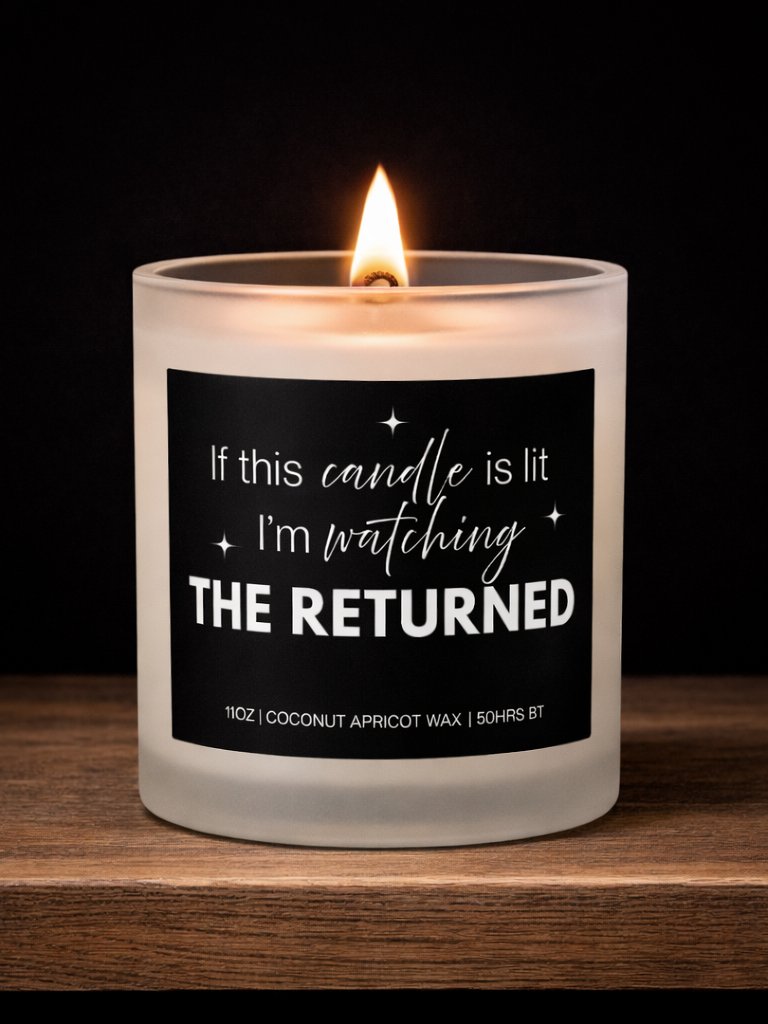 The Returned Official Candle – 11oz Wooden Wick Candle product image (1)