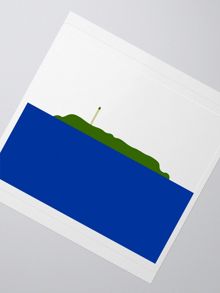 Exclusive Navassa Island Flag Kiss-Cut Sticker by TDS Music - Unique Design (3" x 3", 4" x 4", 5.5" x 5.5") product image (5)