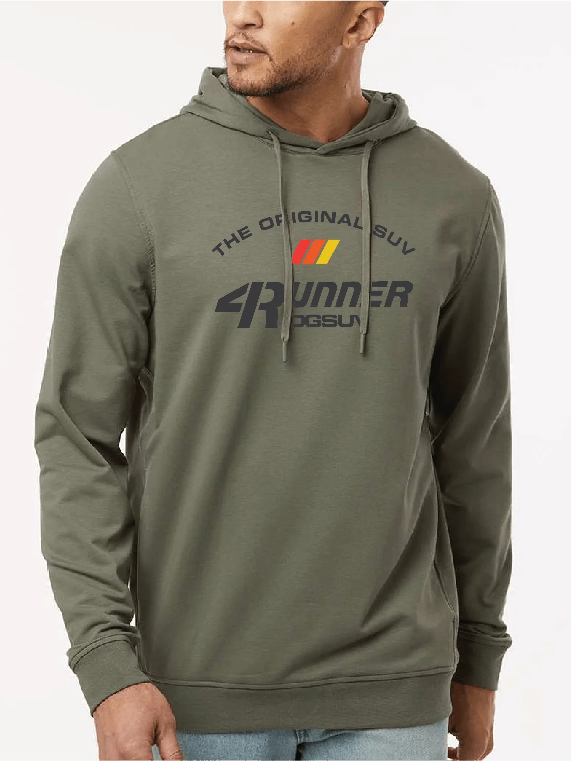 Simple Unisex Premium Hoodie - Olive/Black product image (1)