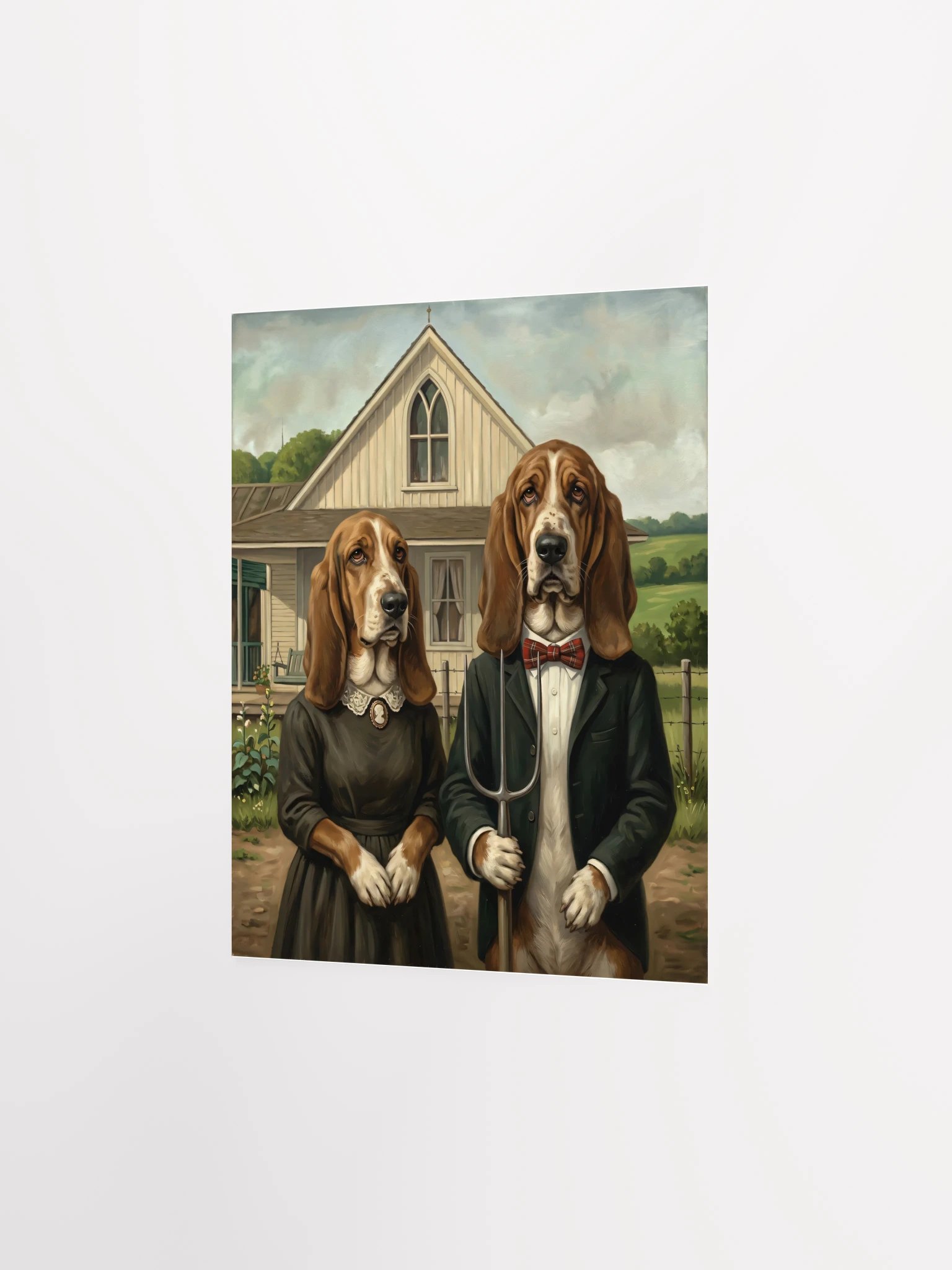 American Gothic Bassets Poster product image (26)