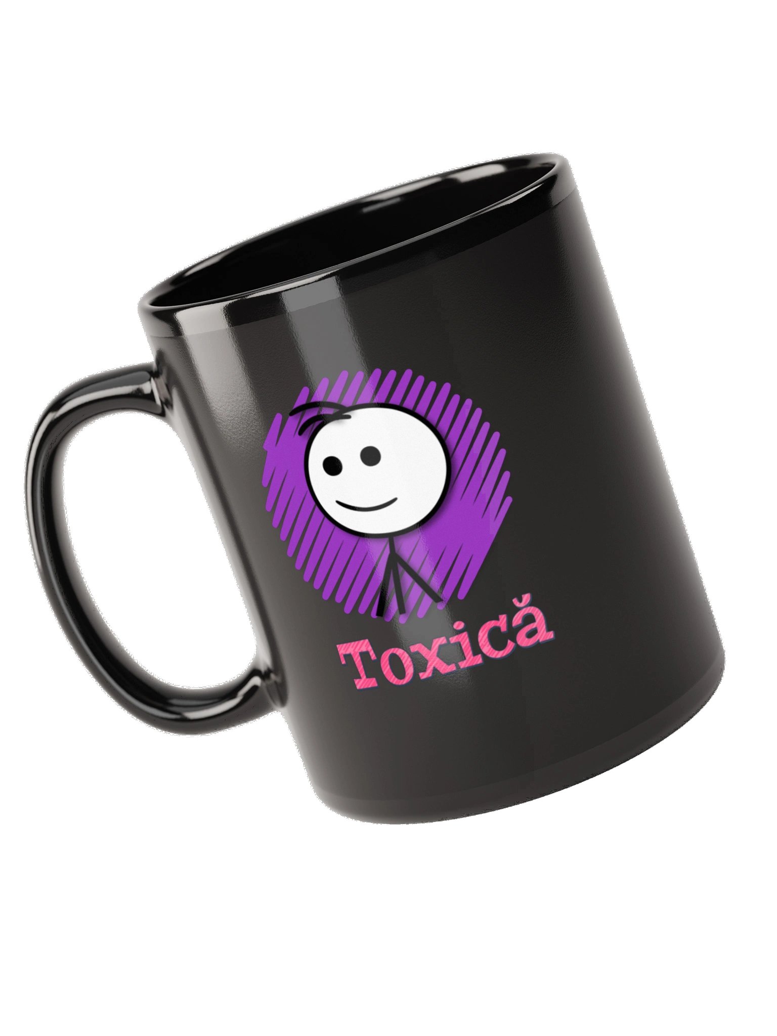 Cană Negru Lucios Oficială TOXICĂ – Amintiri Din Copilărie product image (9)
