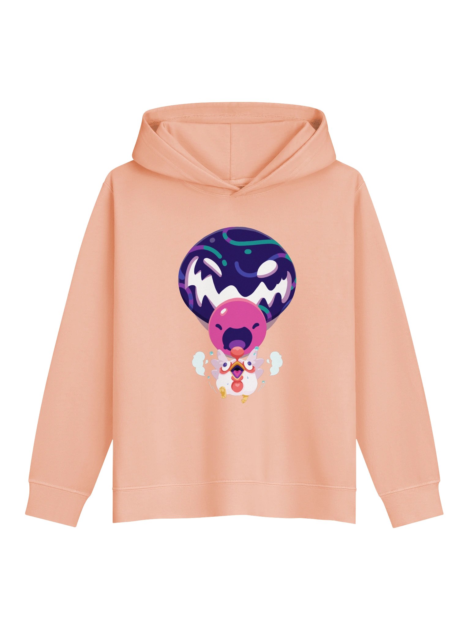 Nom Nom Nom Youth Hooded Sweatshirt product image (1)