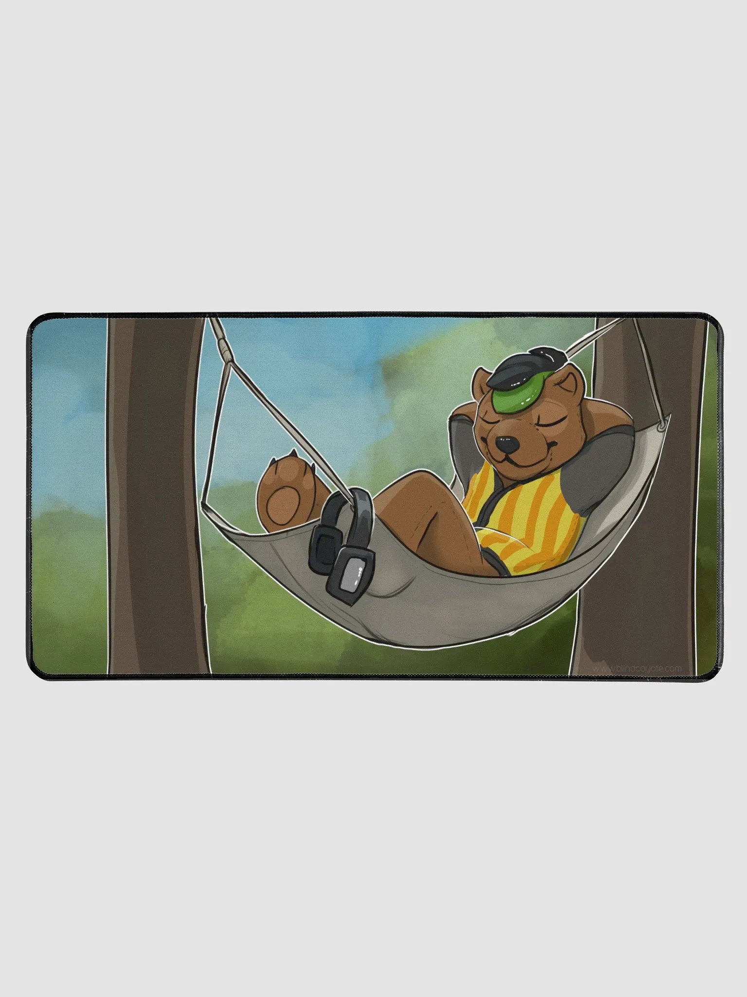 Bear in Bliss Desk Mat (15"x31") product image (1)