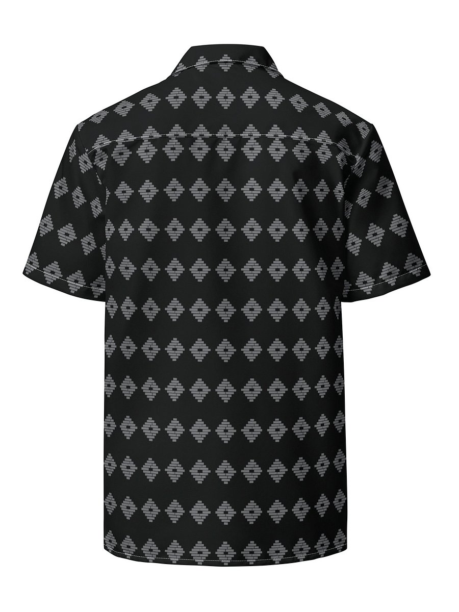 Anacostia Community Museum Button-Up Shirt (Black/Gray) Image 2
