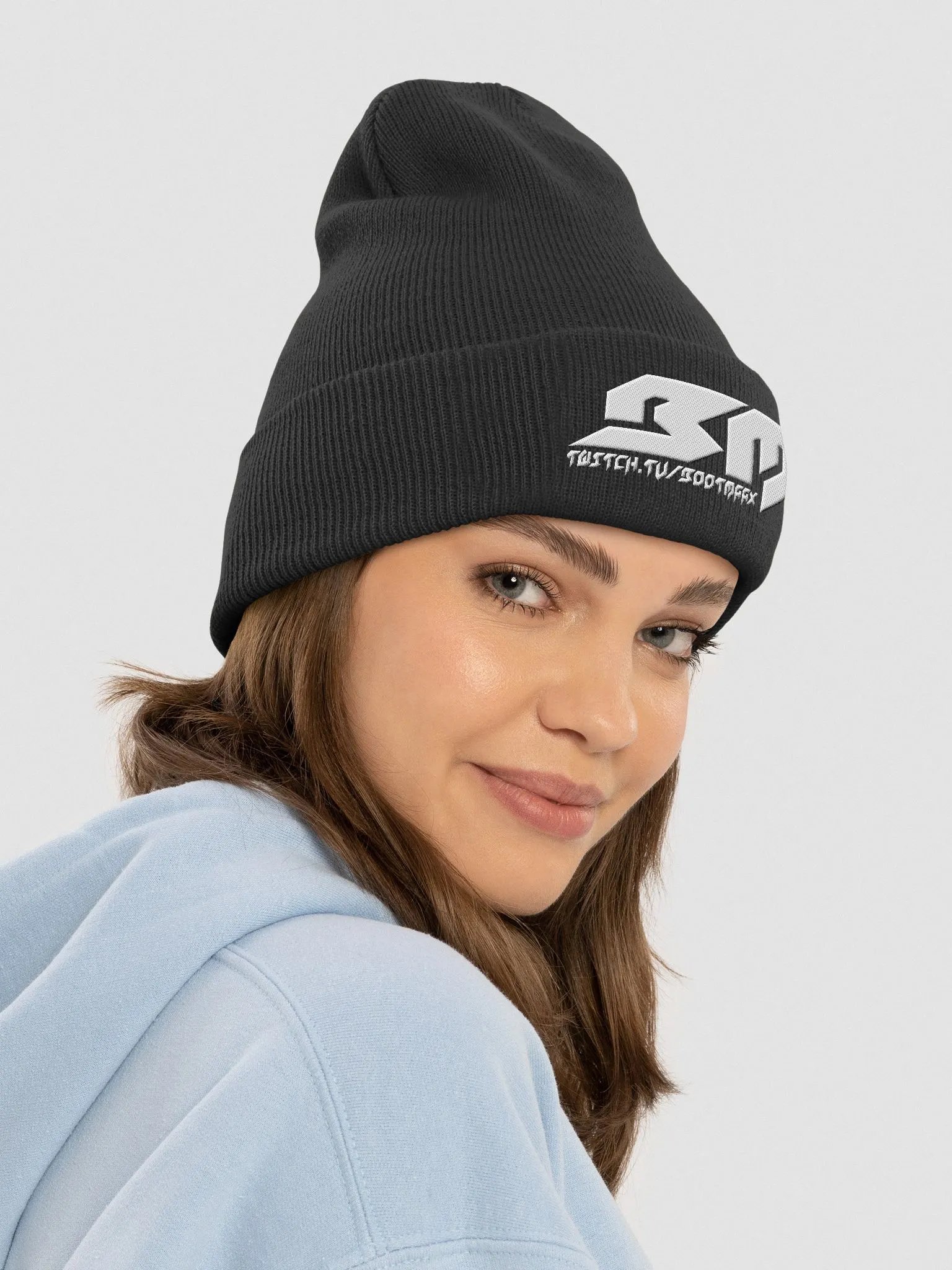 BM White Logo Beanie product image (4)