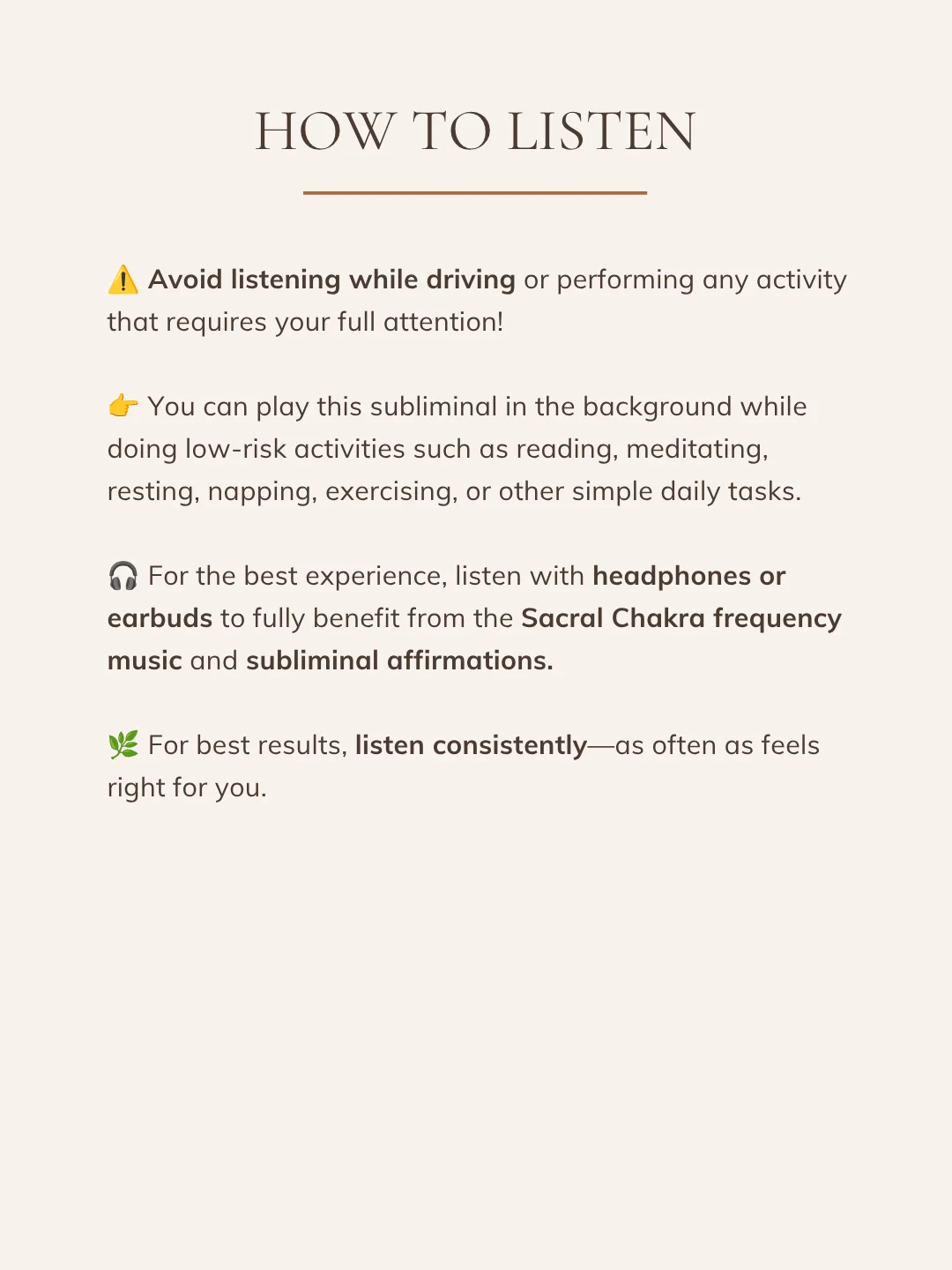 Sacral Chakra Healing Subliminal - Boost Creativity, Flow & Joy | MP3 Audio Download product image (3)