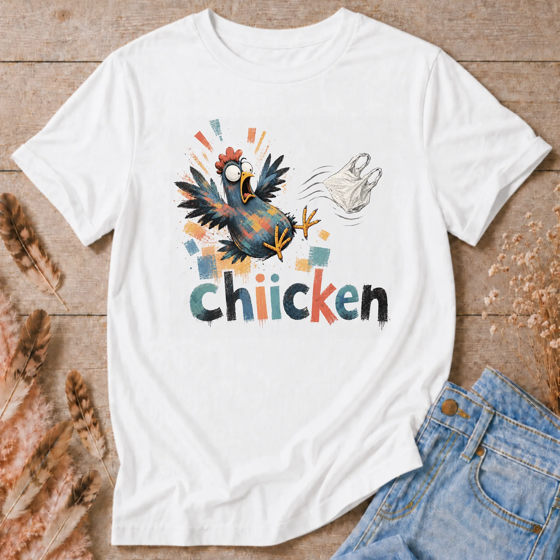 Chiicken Funny Chicken T-Shirt product image (1)