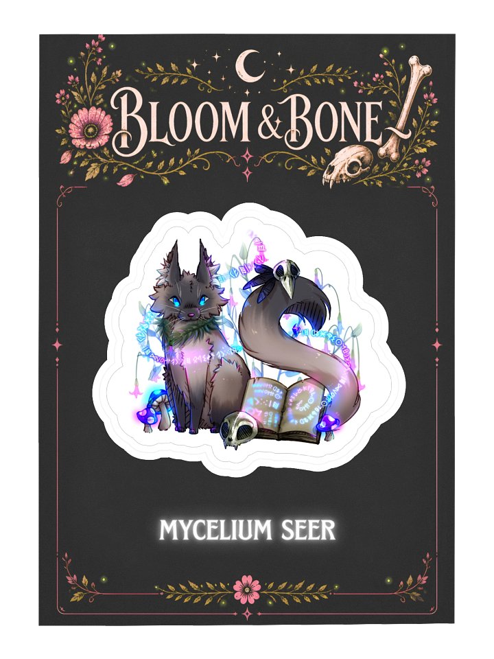 Bloom & Bone | Mycelium Seer Sticker product image (1)