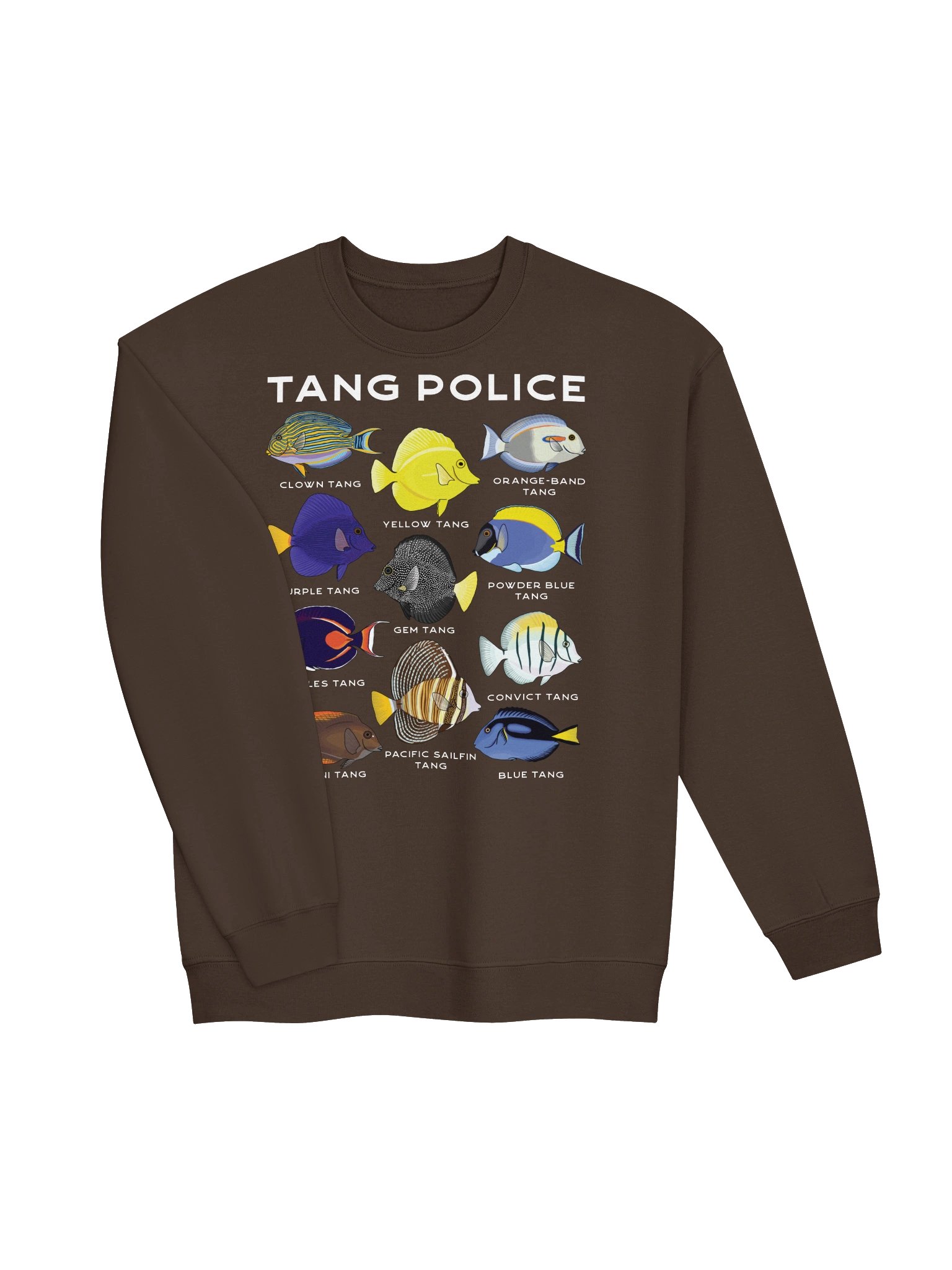 Tang Police(Front Print) sweatshirt for Reef Aquarium Lovers product image (18)