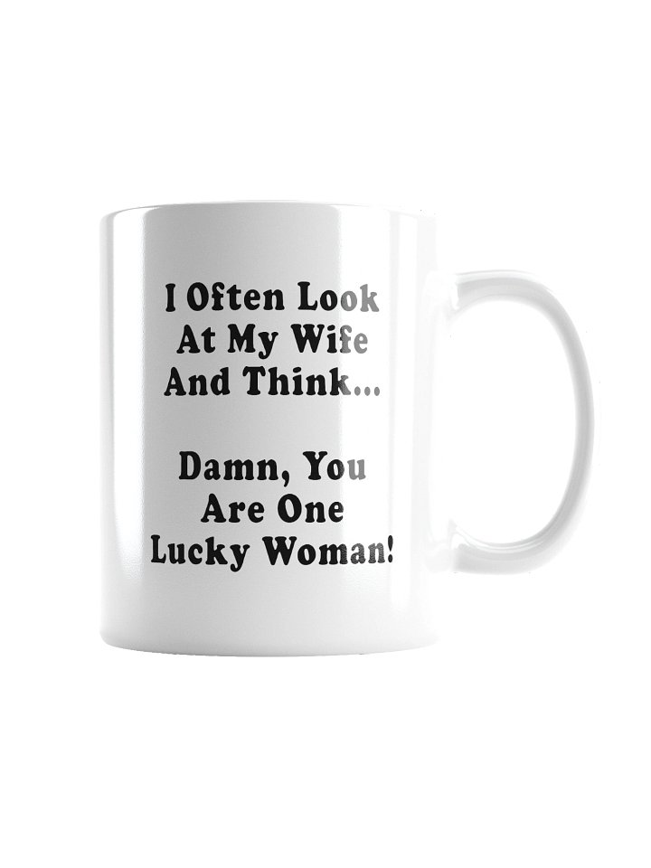 Funny Husband Lucky Wife Mug product image (5)