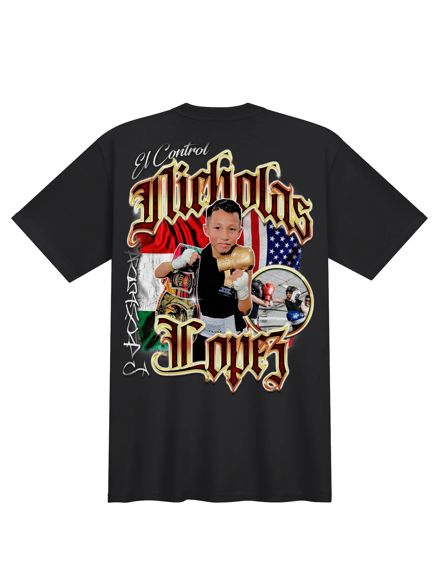 Nicholas “El Control” Lopez X Headshot Unlimited - Premium Heavyweight Tee product image (2)
