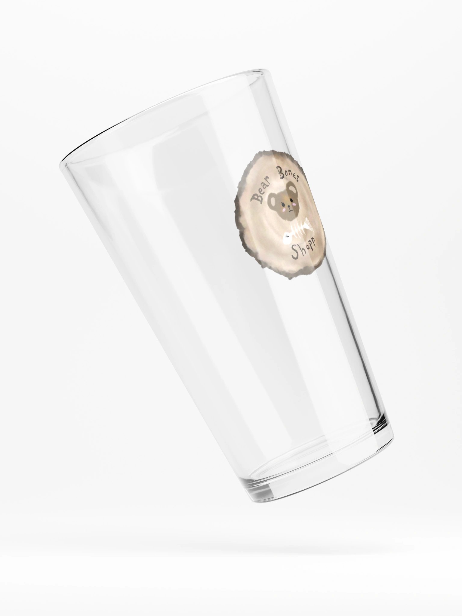 Bear Bones Shopp - Pint Glass product image (4)
