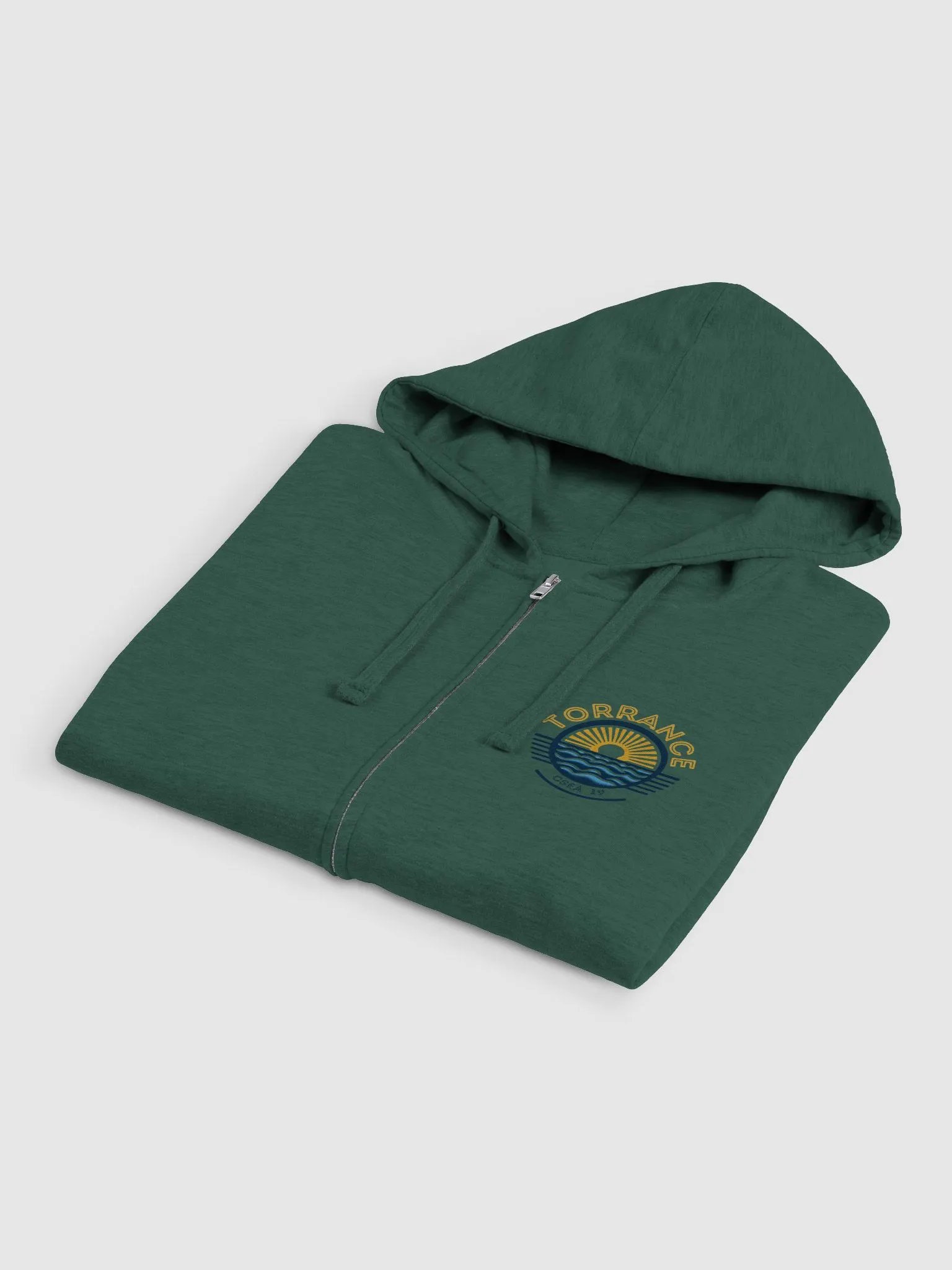 TUSD/CSEA Sun & Waves Emblem Fleece Zip-Up Hoodie product image (4)